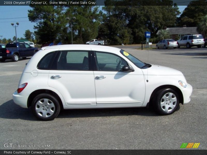Stone White / Pastel Slate Gray 2009 Chrysler PT Cruiser LX