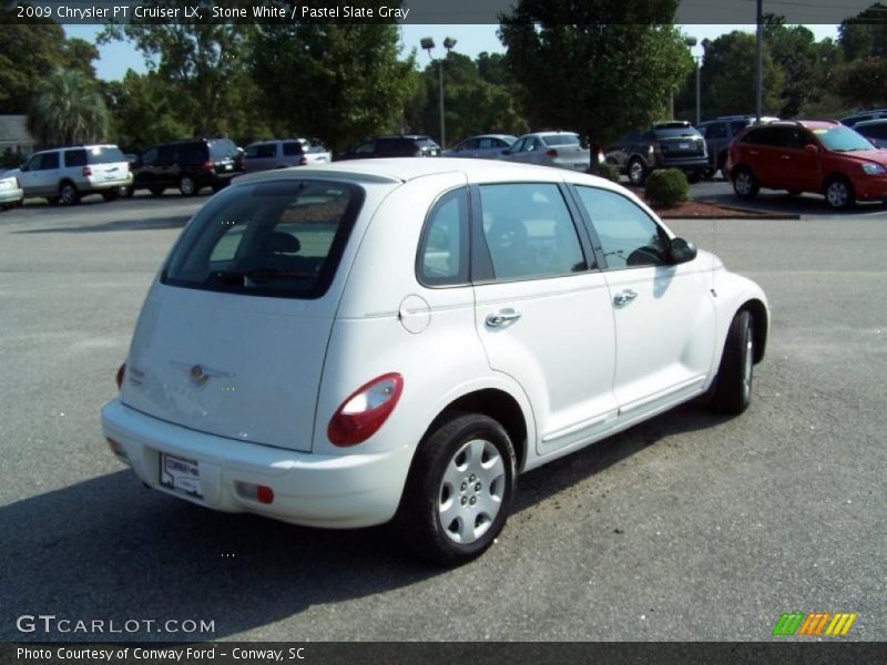 Stone White / Pastel Slate Gray 2009 Chrysler PT Cruiser LX