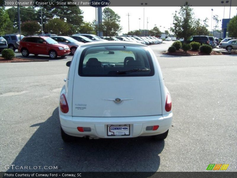 Stone White / Pastel Slate Gray 2009 Chrysler PT Cruiser LX