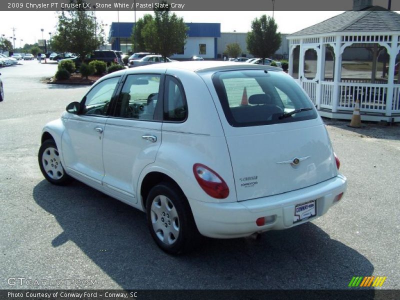 Stone White / Pastel Slate Gray 2009 Chrysler PT Cruiser LX