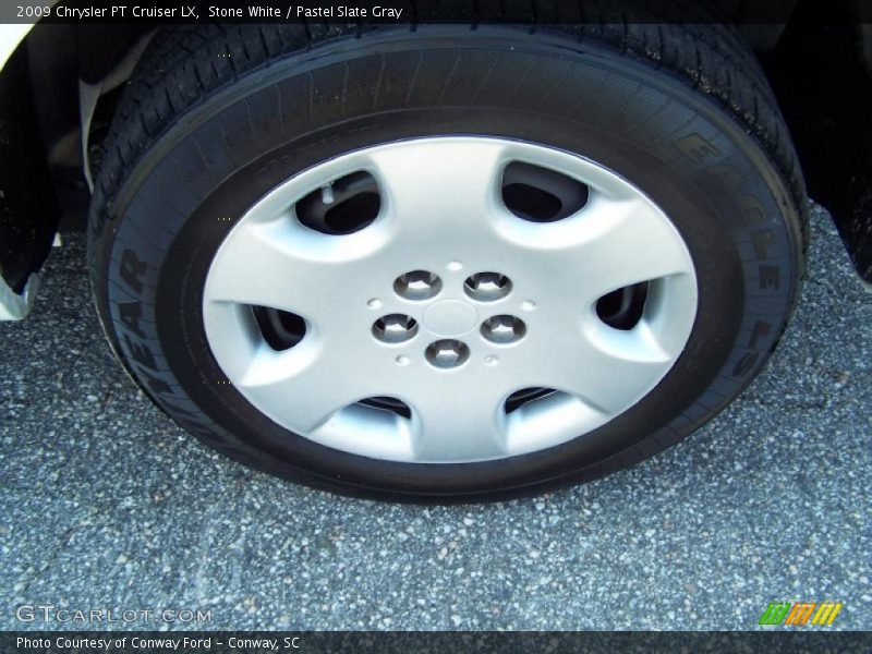 Stone White / Pastel Slate Gray 2009 Chrysler PT Cruiser LX
