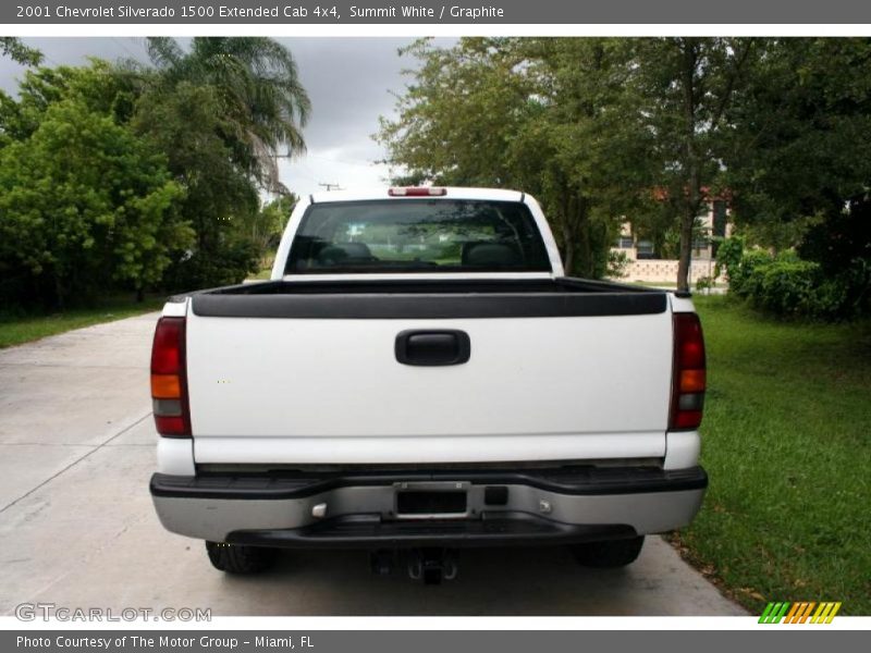 Summit White / Graphite 2001 Chevrolet Silverado 1500 Extended Cab 4x4