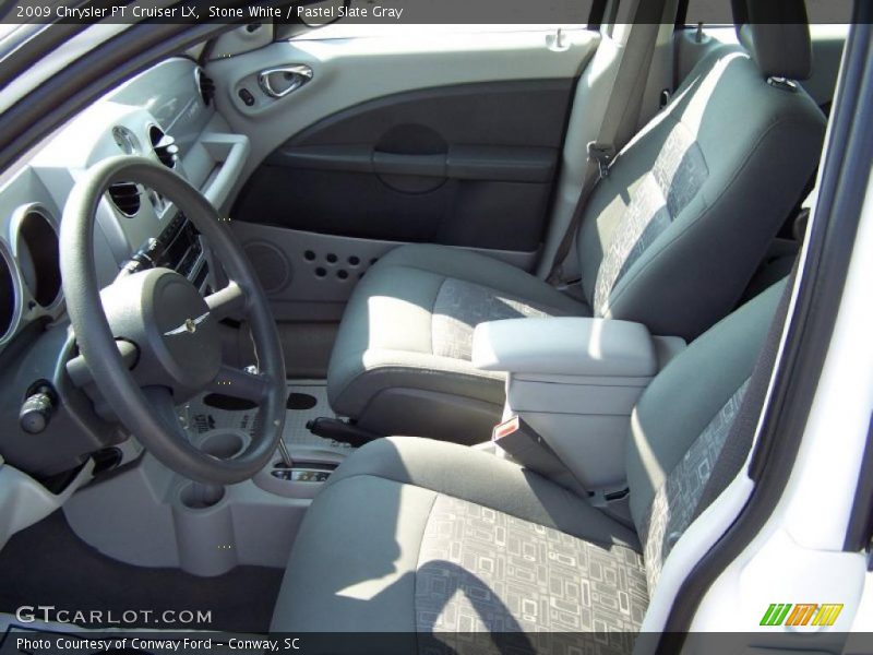 Stone White / Pastel Slate Gray 2009 Chrysler PT Cruiser LX