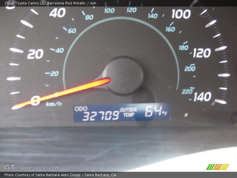 Barcelona Red Metallic / Ash 2008 Toyota Camry LE