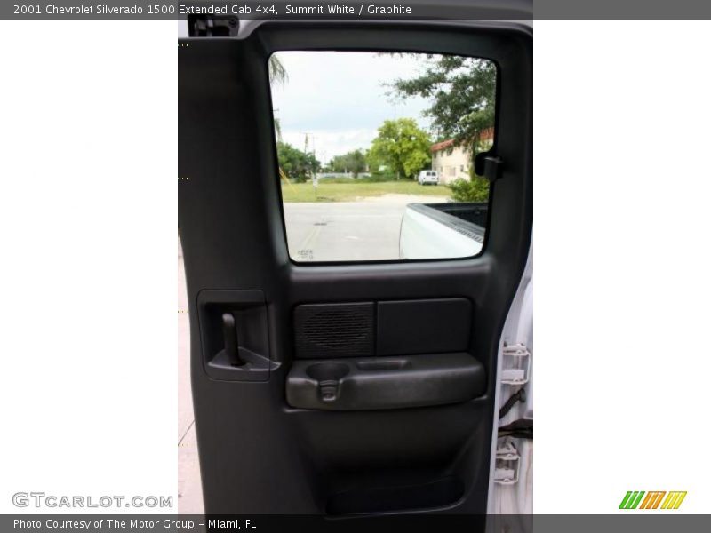 Summit White / Graphite 2001 Chevrolet Silverado 1500 Extended Cab 4x4
