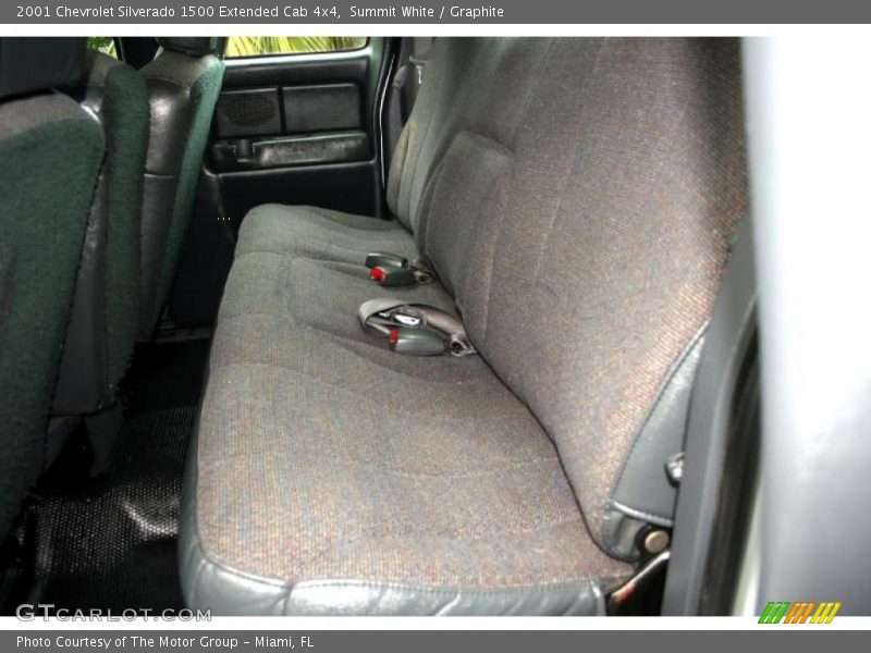 Summit White / Graphite 2001 Chevrolet Silverado 1500 Extended Cab 4x4