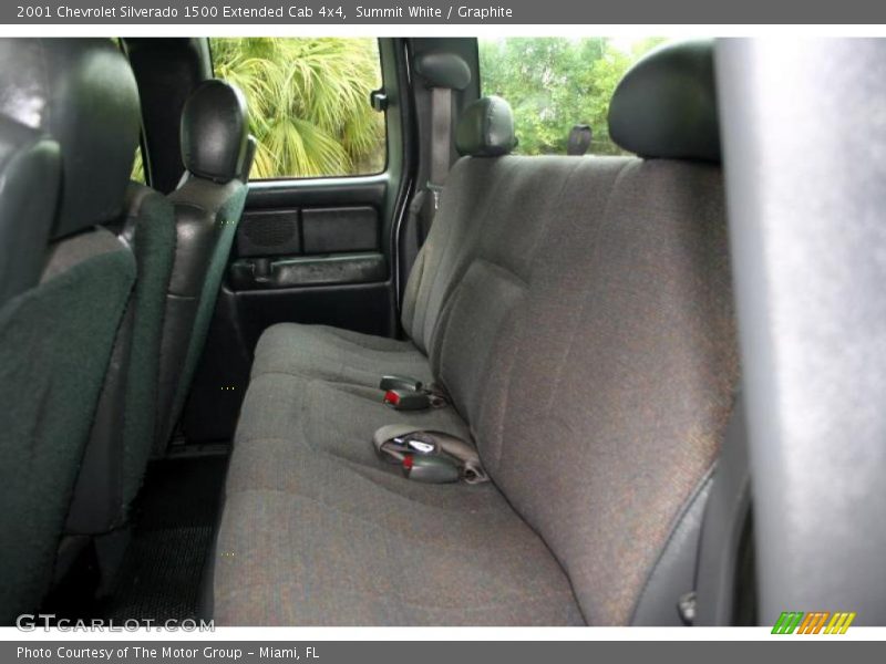 Summit White / Graphite 2001 Chevrolet Silverado 1500 Extended Cab 4x4