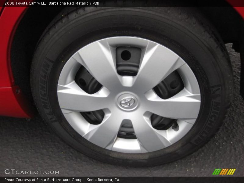 Barcelona Red Metallic / Ash 2008 Toyota Camry LE