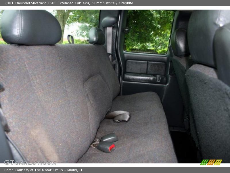 Summit White / Graphite 2001 Chevrolet Silverado 1500 Extended Cab 4x4