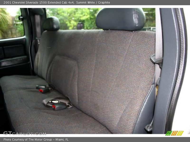Summit White / Graphite 2001 Chevrolet Silverado 1500 Extended Cab 4x4