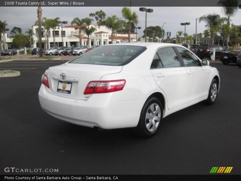 Super White / Bisque 2008 Toyota Camry LE
