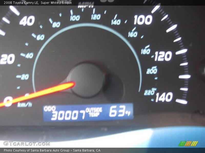 Super White / Bisque 2008 Toyota Camry LE