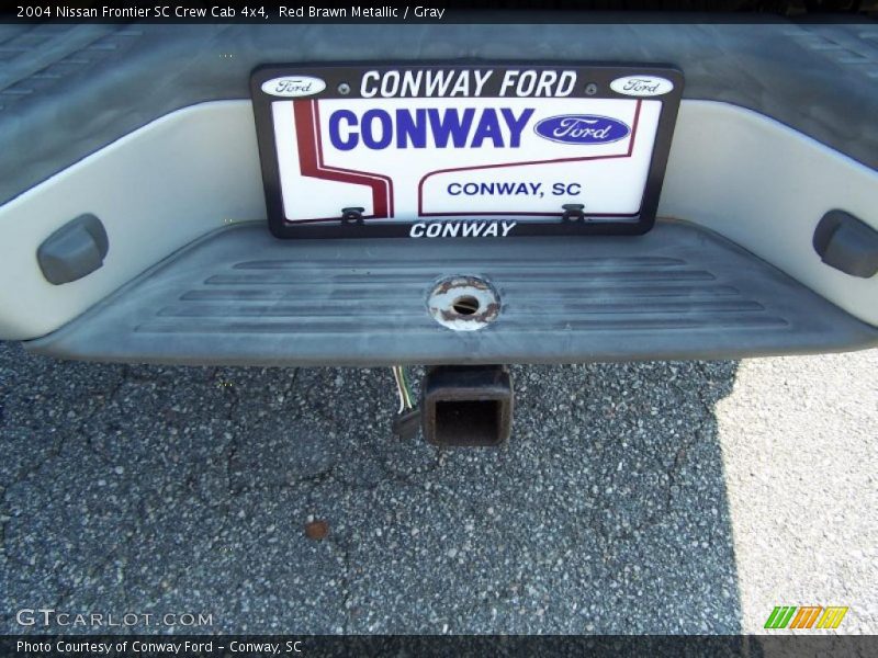 Red Brawn Metallic / Gray 2004 Nissan Frontier SC Crew Cab 4x4