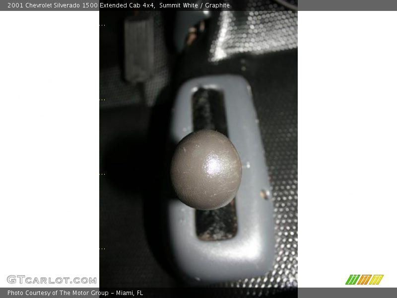 Summit White / Graphite 2001 Chevrolet Silverado 1500 Extended Cab 4x4