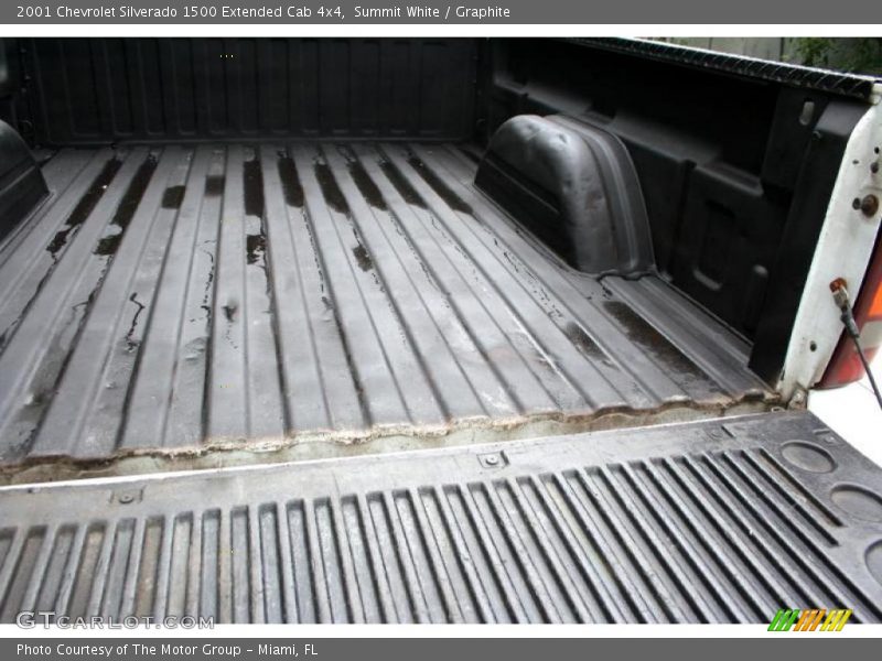 Summit White / Graphite 2001 Chevrolet Silverado 1500 Extended Cab 4x4