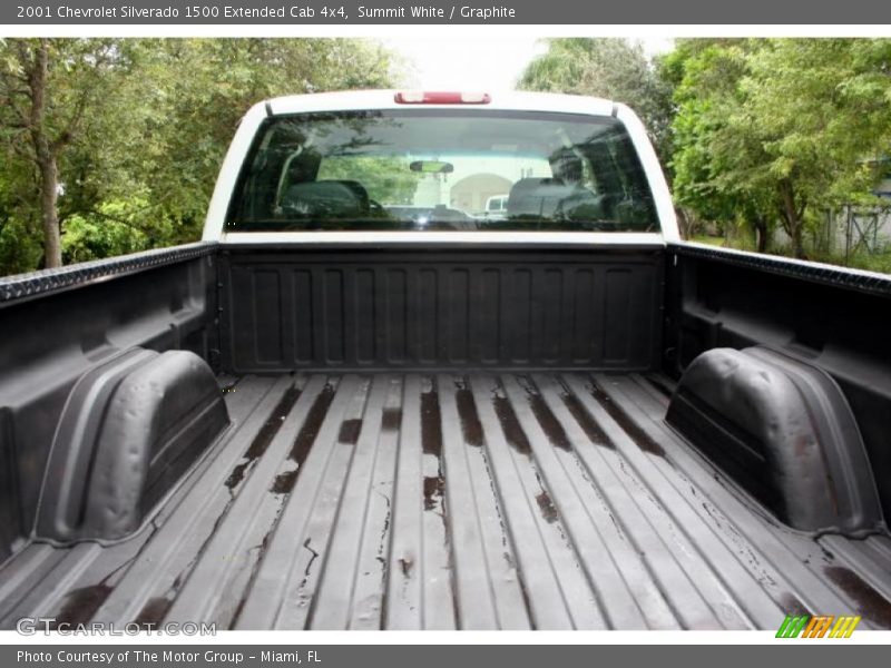 Summit White / Graphite 2001 Chevrolet Silverado 1500 Extended Cab 4x4