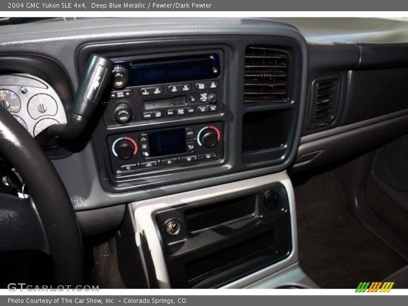 Deep Blue Metallic / Pewter/Dark Pewter 2004 GMC Yukon SLE 4x4