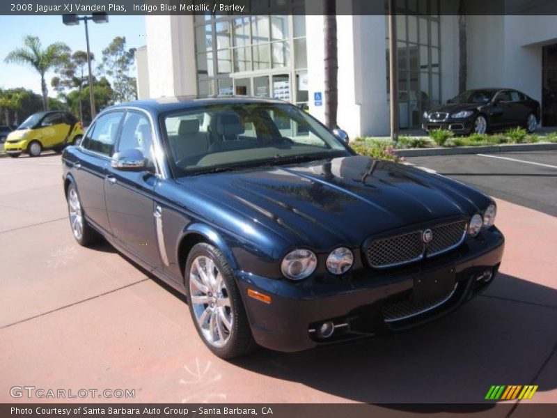 Indigo Blue Metallic / Barley 2008 Jaguar XJ Vanden Plas