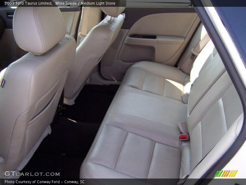 White Suede / Medium Light Stone 2009 Ford Taurus Limited