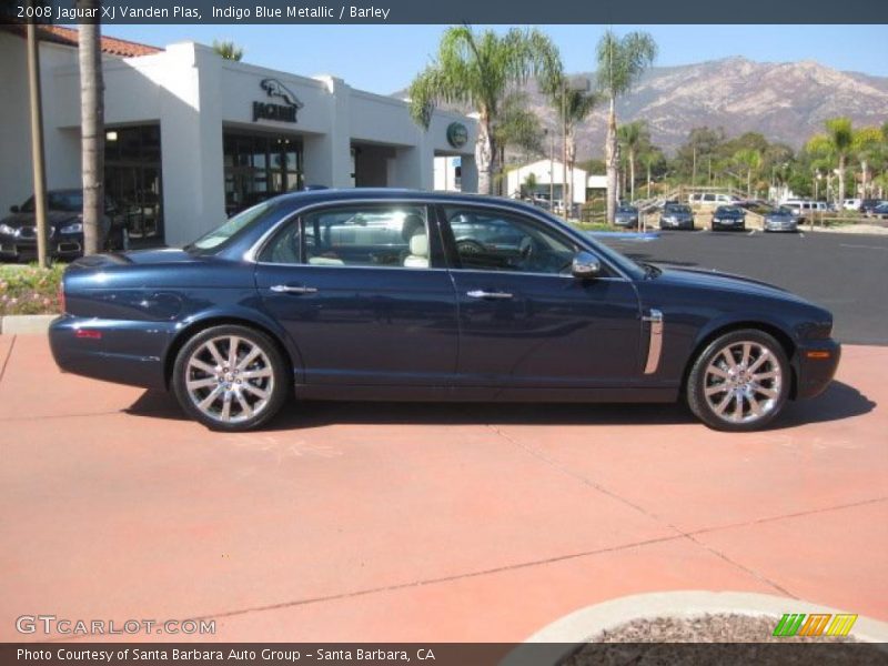 Indigo Blue Metallic / Barley 2008 Jaguar XJ Vanden Plas