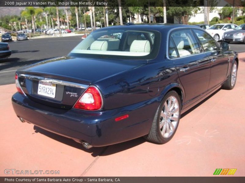 Indigo Blue Metallic / Barley 2008 Jaguar XJ Vanden Plas