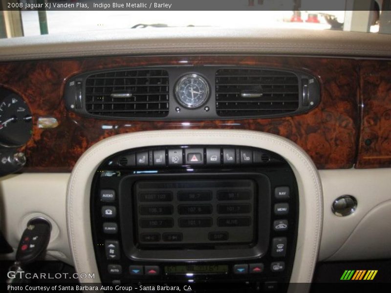 Indigo Blue Metallic / Barley 2008 Jaguar XJ Vanden Plas