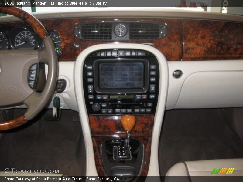 Indigo Blue Metallic / Barley 2008 Jaguar XJ Vanden Plas