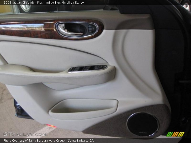 Indigo Blue Metallic / Barley 2008 Jaguar XJ Vanden Plas