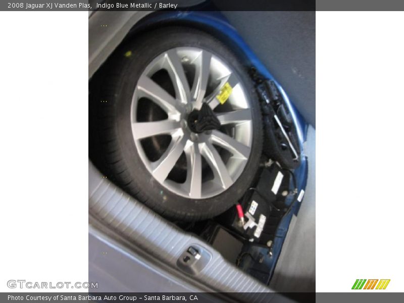 Indigo Blue Metallic / Barley 2008 Jaguar XJ Vanden Plas