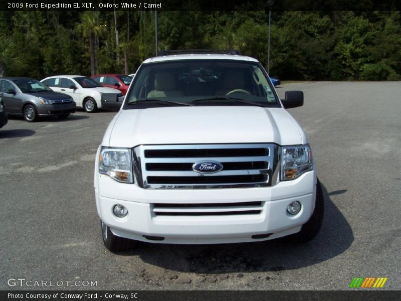 Oxford White / Camel 2009 Ford Expedition EL XLT