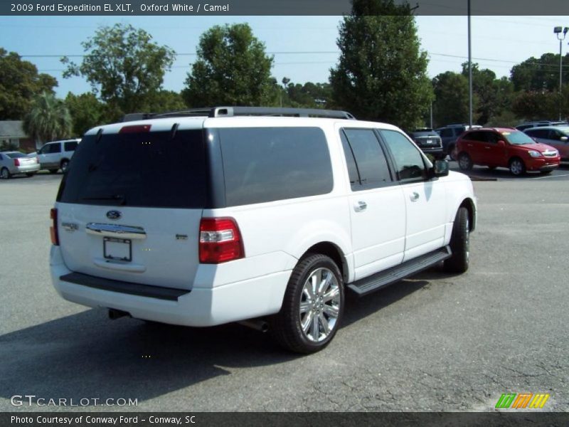 Oxford White / Camel 2009 Ford Expedition EL XLT