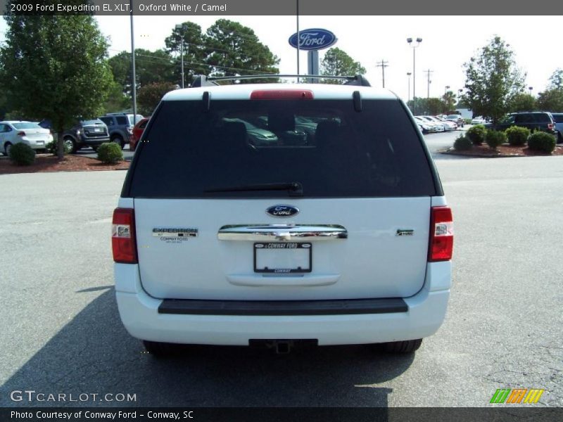 Oxford White / Camel 2009 Ford Expedition EL XLT