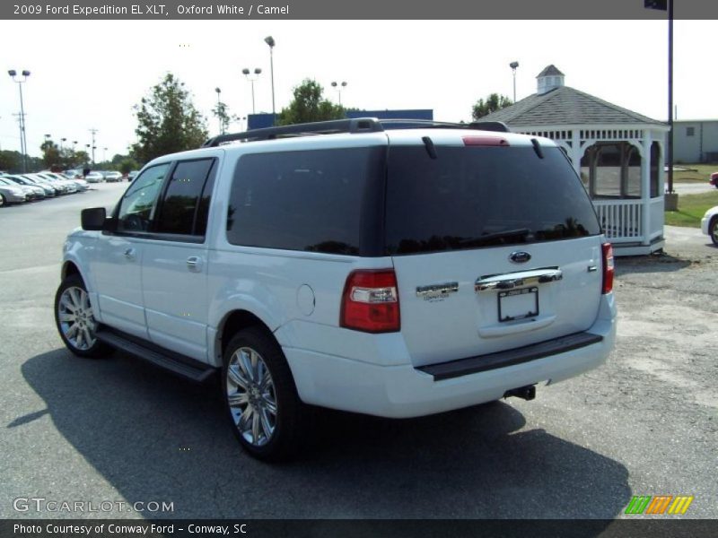 Oxford White / Camel 2009 Ford Expedition EL XLT