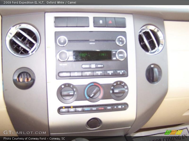 Oxford White / Camel 2009 Ford Expedition EL XLT