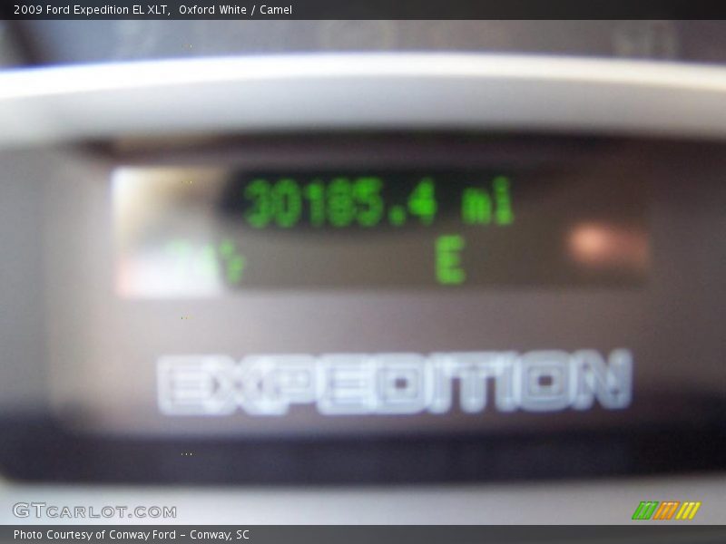 Oxford White / Camel 2009 Ford Expedition EL XLT