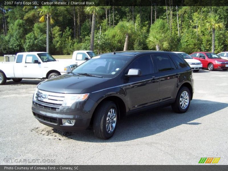 Carbon Metallic / Charcoal Black 2007 Ford Edge SEL