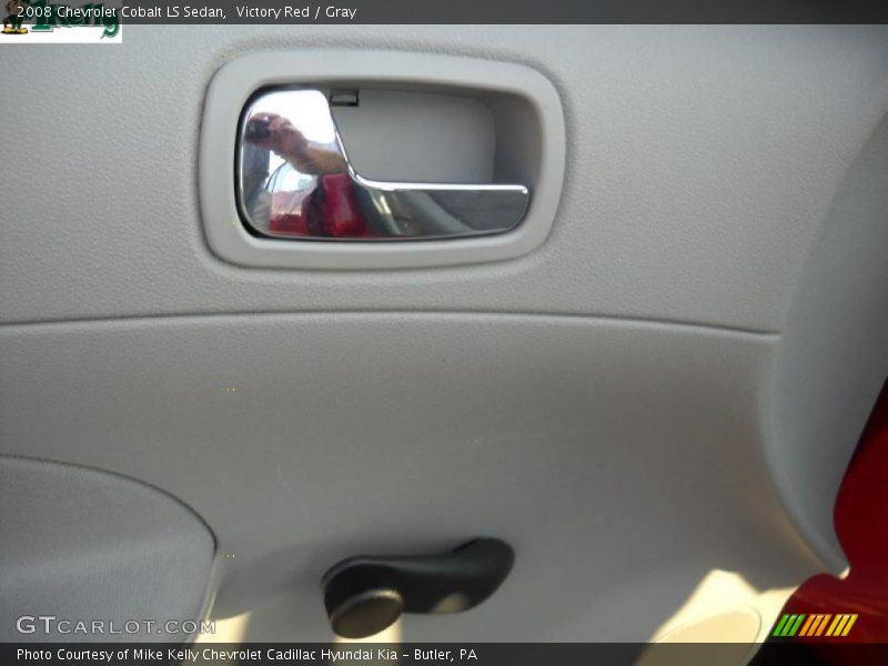 Victory Red / Gray 2008 Chevrolet Cobalt LS Sedan