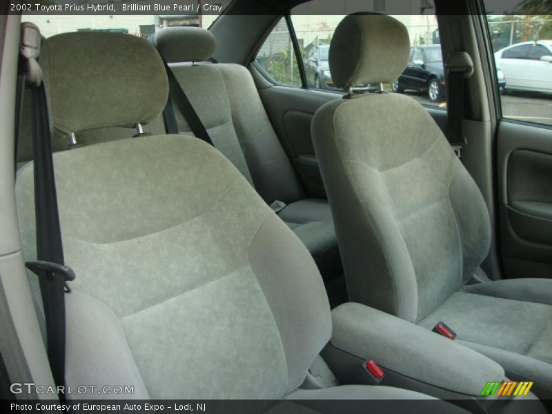 Brilliant Blue Pearl / Gray 2002 Toyota Prius Hybrid