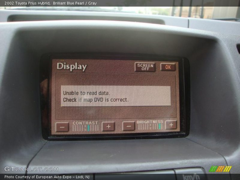 Brilliant Blue Pearl / Gray 2002 Toyota Prius Hybrid
