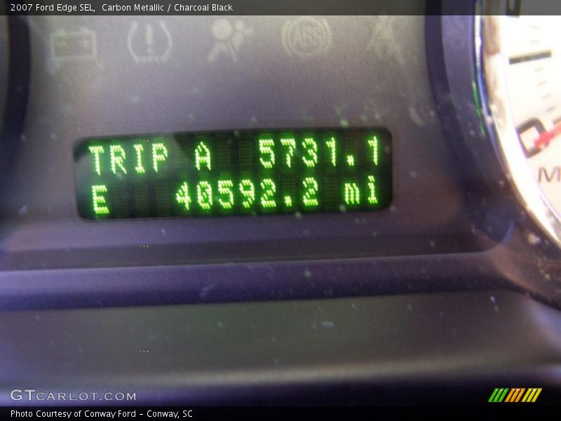 Carbon Metallic / Charcoal Black 2007 Ford Edge SEL