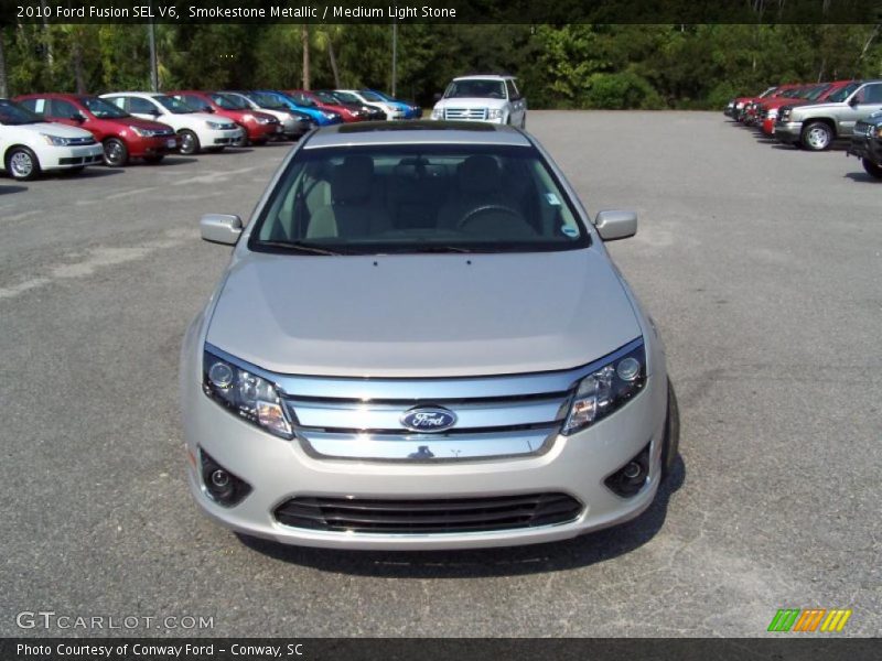 Smokestone Metallic / Medium Light Stone 2010 Ford Fusion SEL V6