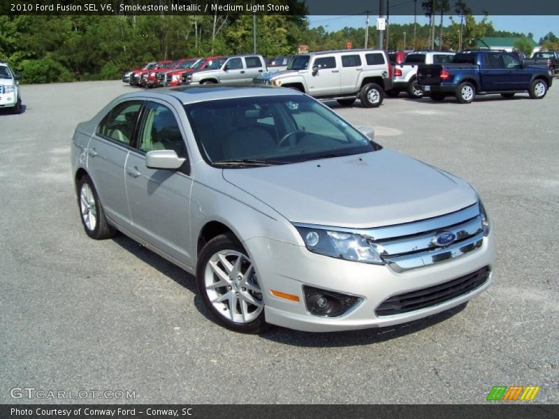Smokestone Metallic / Medium Light Stone 2010 Ford Fusion SEL V6