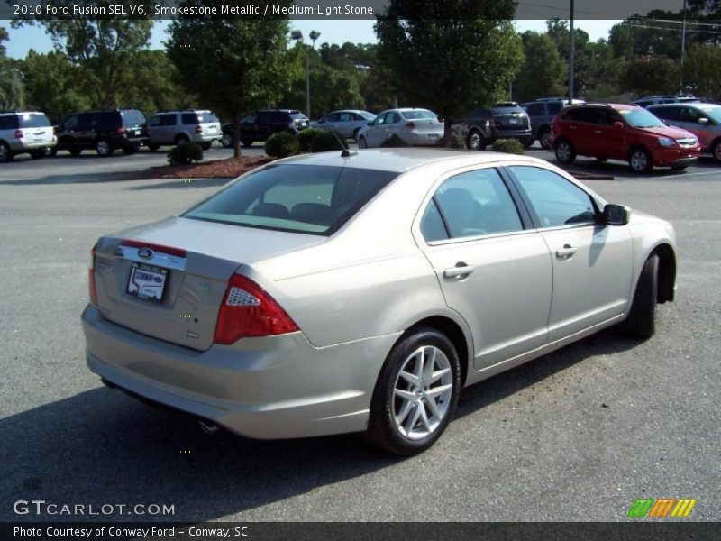 Smokestone Metallic / Medium Light Stone 2010 Ford Fusion SEL V6