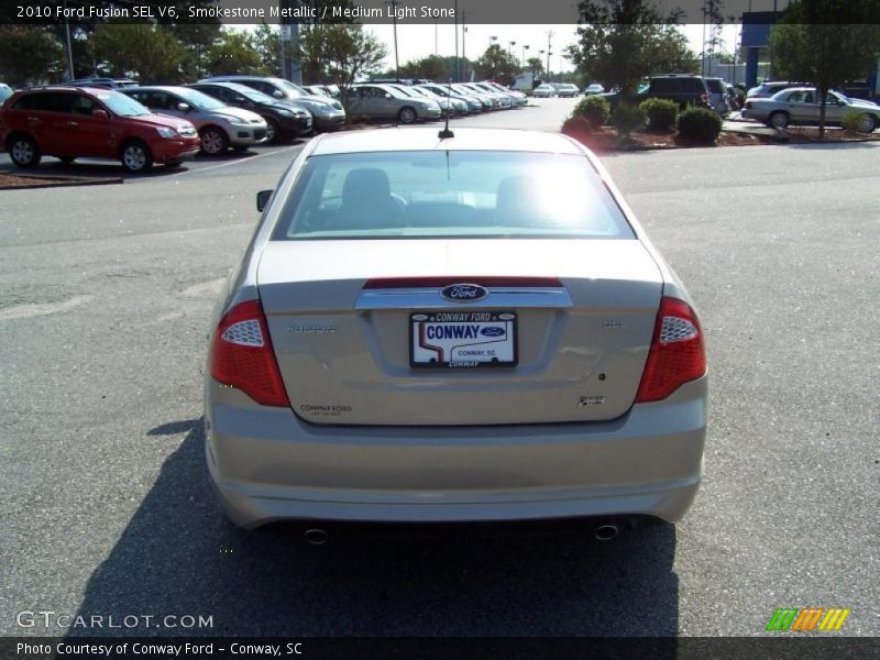 Smokestone Metallic / Medium Light Stone 2010 Ford Fusion SEL V6