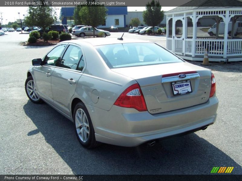 Smokestone Metallic / Medium Light Stone 2010 Ford Fusion SEL V6