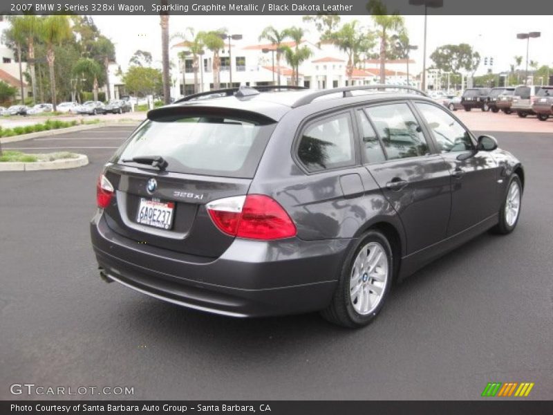 Sparkling Graphite Metallic / Black Dakota Leather 2007 BMW 3 Series 328xi Wagon