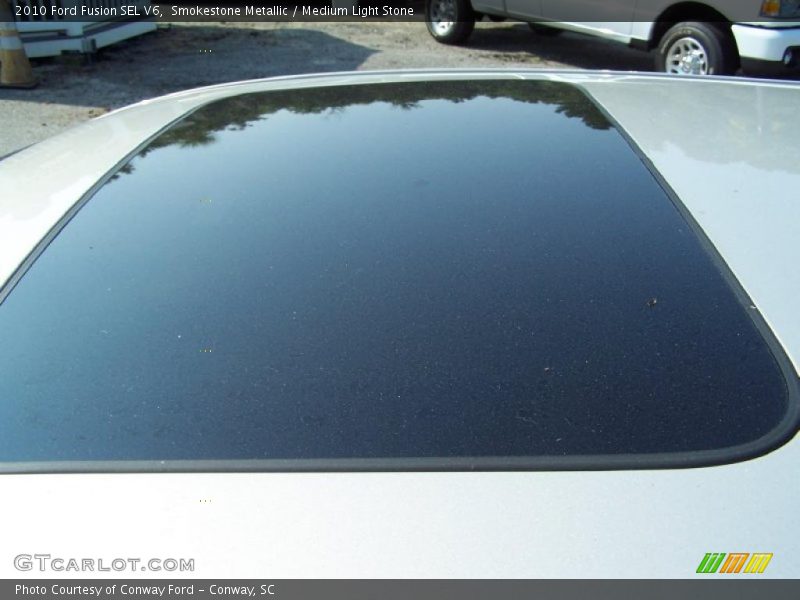 Smokestone Metallic / Medium Light Stone 2010 Ford Fusion SEL V6
