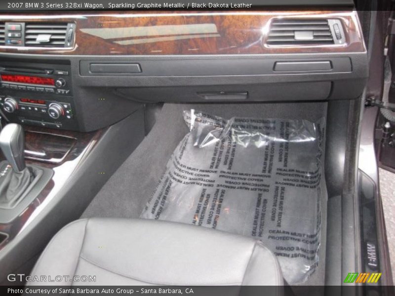Sparkling Graphite Metallic / Black Dakota Leather 2007 BMW 3 Series 328xi Wagon