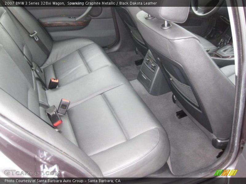 Sparkling Graphite Metallic / Black Dakota Leather 2007 BMW 3 Series 328xi Wagon
