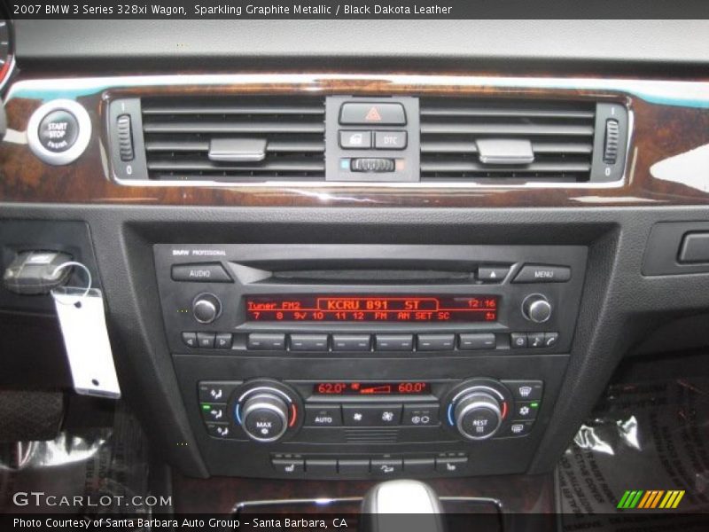 Sparkling Graphite Metallic / Black Dakota Leather 2007 BMW 3 Series 328xi Wagon